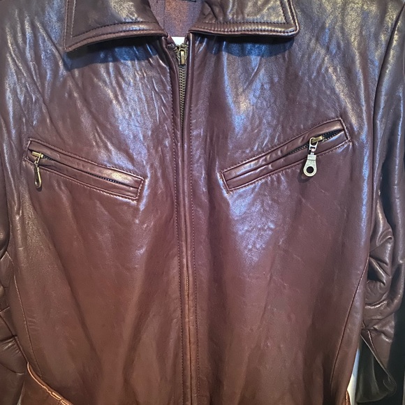 Ocean West lambskin leather coat - Picture 3 of 6